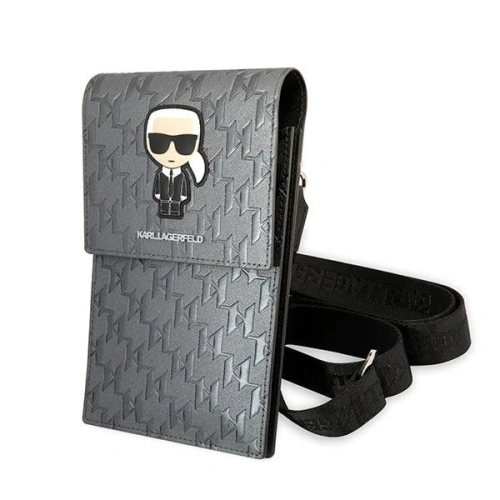 Kup Torebka Karl Lagerfeld KLWBSAMIPG argintie/silver Ikonik Karl Monogram Patch - KLD1203 - {ean13} - Sklep Home Screen