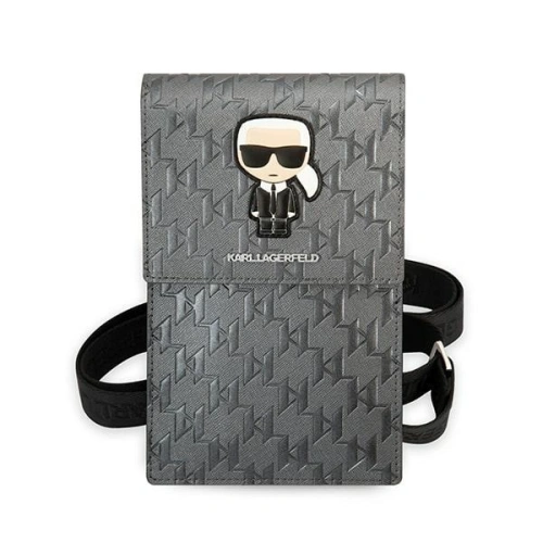 Kup Torebka Karl Lagerfeld KLWBSAMIPG srebrny/silver Ikonik Karl Monogram Patch - KLD1203 - {ean13} - Sklep Home Screen