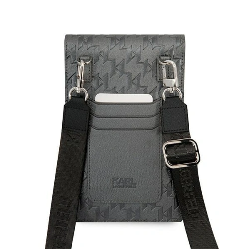Kup Torebka Karl Lagerfeld KLWBSAMIPG srebrny/silver Ikonik Karl Monogram Patch - KLD1203 - {ean13} - Sklep Home Screen