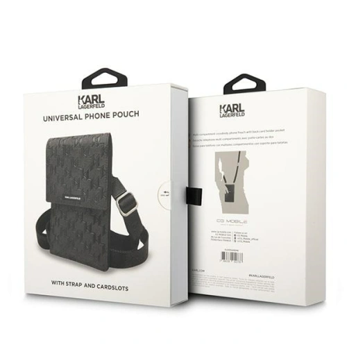 Buy Karl Lagerfeld Bag KLWBSAMSMK black Monogram Plate - KLD1205 - {ean13} - Home Screen Store Europe