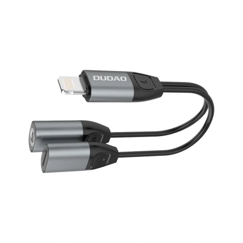 Kup Audio-Adapter Dudao Lightning - Lightning/3,5mm Mini-Klinke grau (L17i) - DDA77 - {ean13} - Sklep Home Screen