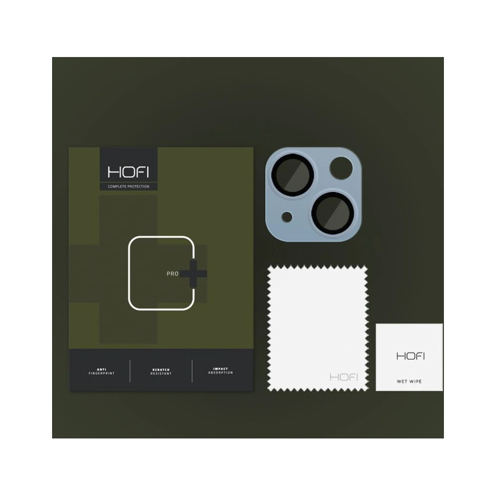 Szkło na obiektyw aparatu Hofi Fullcam Pro+ Apple iPhone 14/14 Plus Blue