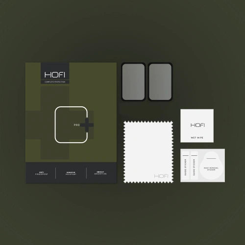 Buy Hofi Hybrid Pro+ Xiaomi Mi Band 7 Pro Black [2 PACK] - HOFI303 - {ean13} - Home Screen Store Europe