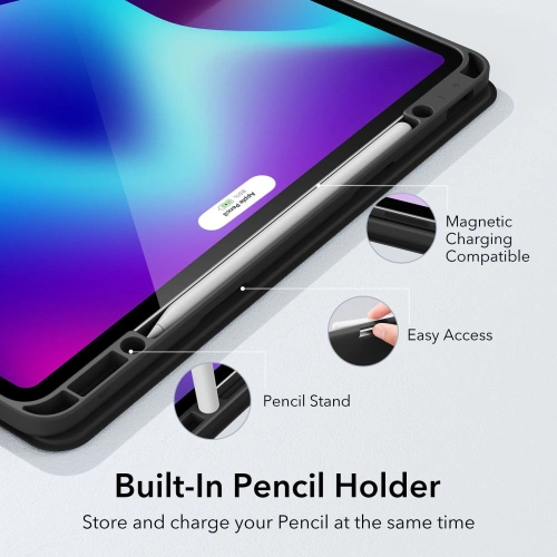 Kup Etui ESR Rebound Pencil Apple iPad Pro 12.9 2021/2022 (5. și 6. generație) Negru - ESR619 - {ean13} - Sklep Home Screen