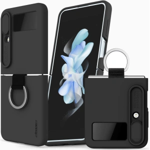 Kup Etui Nillkin Camshield Silky Samsung Galaxy Z Flip 4 negru - NLK717 - {ean13} - Sklep Home Screen