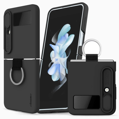 Kup Etui Nillkin Camshield Silky Samsung Galaxy Z Flip 4 negru - NLK717 - {ean13} - Sklep Home Screen
