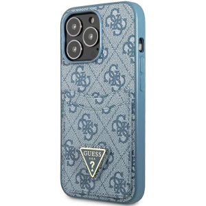 Kup Etui Guess GUHCP13LP4TPB Apple iPhone 13 Pro niebieski/blue hardcase 4G Triangle Logo Cardslot - GUE2199 - {ean13} - Sklep Home Screen