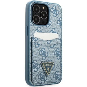 Kup Etui Guess GUHCP13LP4TPB Apple iPhone 13 Pro niebieski/blue hardcase 4G Triangle Logo Cardslot - GUE2199 - {ean13} - Sklep Home Screen