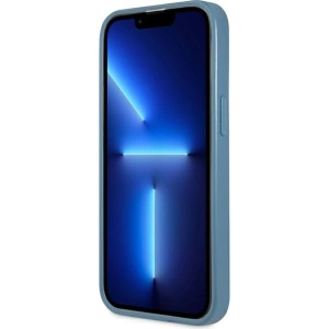Kup Etui Guess GUHCP13LP4TPB Apple iPhone 13 Pro niebieski/blue hardcase 4G Triangle Logo Cardslot - GUE2199 - {ean13} - Sklep Home Screen