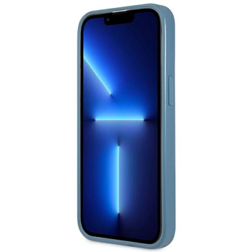 Kup Etui Guess GUHCP13LP4TPB Apple iPhone 13 Pro niebieski/blue hardcase 4G Triangle Logo Cardslot - GUE2199 - {ean13} - Sklep Home Screen