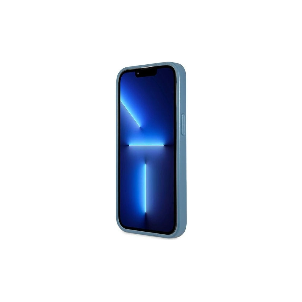 Etui Guess GUHCP13LP4TPB Apple iPhone 13 Pro niebieski/blue hardcase 4G Triangle Logo Cardslot