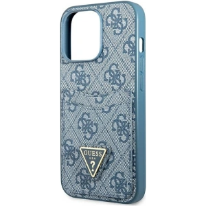 Kup Etui Guess GUHCP13LP4TPB Apple iPhone 13 Pro niebieski/blue hardcase 4G Triangle Logo Cardslot - GUE2199 - {ean13} - Sklep Home Screen