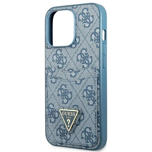 Kup Etui Guess GUHCP13LP4TPB Apple iPhone 13 Pro niebieski/blue hardcase 4G Triangle Logo Cardslot - GUE2199 - {ean13} - Sklep Home Screen