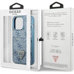 Kup Etui Guess GUHCP13LP4TPB Apple iPhone 13 Pro niebieski/blue hardcase 4G Triangle Logo Cardslot - GUE2199 - {ean13} - Sklep Home Screen