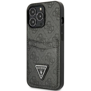Kup Etui Guess GUHCP13LP4TPK Apple iPhone 13 Pro czarny/black hardcase 4G Triangle Logo Cardslot - GUE2200 - {ean13} - Sklep Home Screen