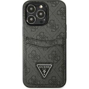 Kup Etui Guess GUHCP13LP4TPK Apple iPhone 13 Pro czarny/black hardcase 4G Triangle Logo Cardslot - GUE2200 - {ean13} - Sklep Home Screen