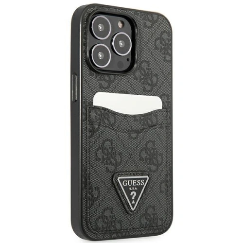 Kup Case Guess GUHCP13LP4TPK Apple iPhone 13 Pro schwarz/black Hardcase 4G Triangle Logo Kartenfach - GUE2200 - {ean13} - Sklep Home Screen