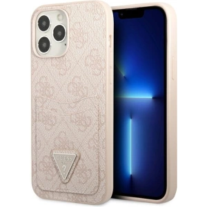 Kup Etui Guess GUHCP13LP4TPP Apple iPhone 13 Pro różowy/pink hardcase 4G Triangle Logo Cardslot - GUE2201 - {ean13} - Sklep Home Screen