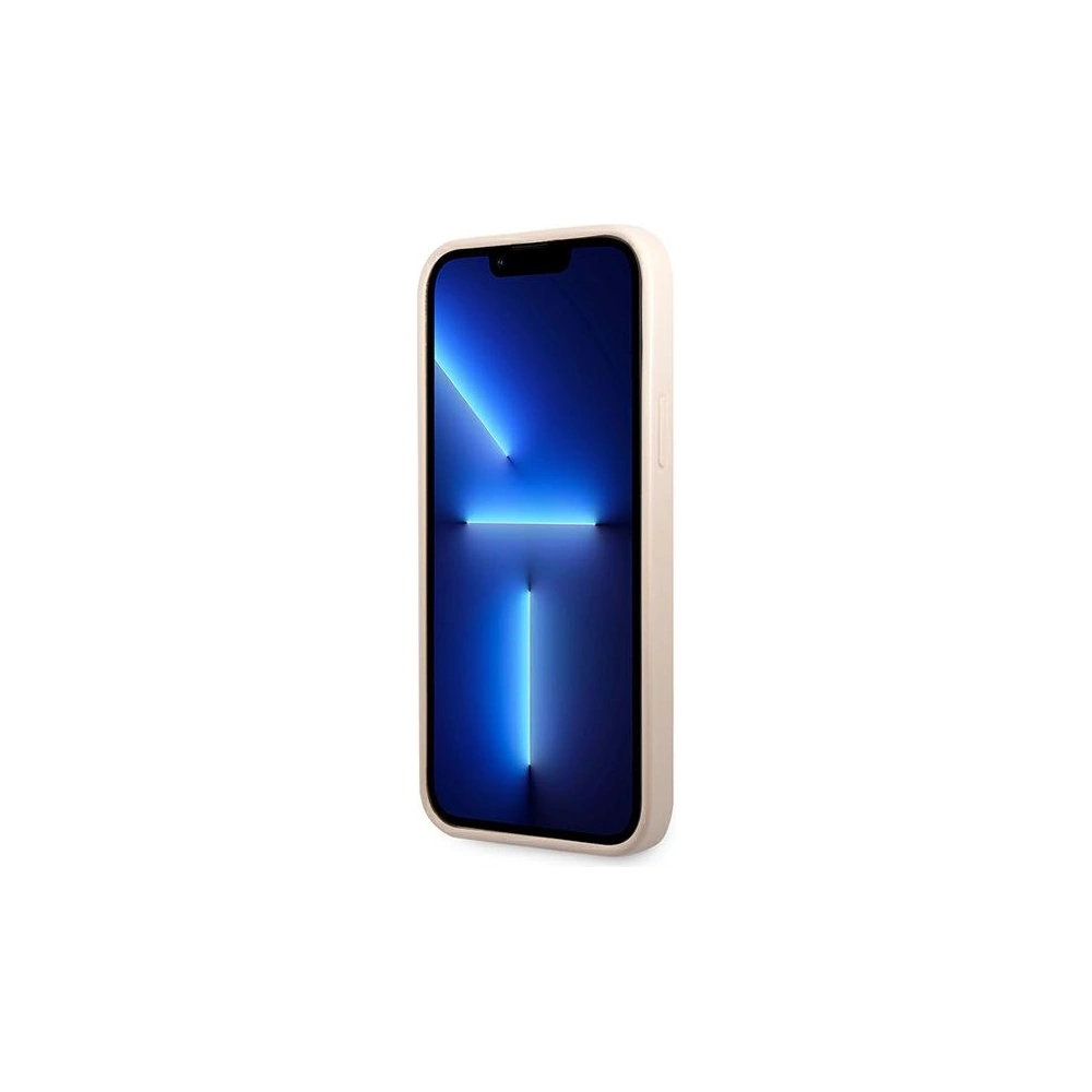 Etui Guess GUHCP13LP4TPP Apple iPhone 13 Pro różowy/pink hardcase 4G Triangle Logo Cardslot