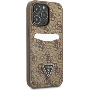 Kup Etui Guess GUHCP13LP4TPW Apple iPhone 13 Pro brązowy/brown hardcase 4G Triangle Logo Cardslot - GUE2202 - {ean13} - Sklep Home Screen