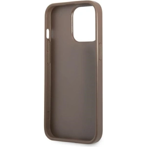 Kup Etui Guess GUHCP13LP4TPW Apple iPhone 13 Pro brązowy/brown hardcase 4G Triangle Logo Cardslot - GUE2202 - {ean13} - Sklep Home Screen