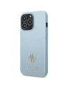 Kup Etui Guess GUHCP13LPS4MB Apple iPhone 13 Pro niebieski/blue hardcase Saffiano 4G Small Metal Logo - GUE2203 - {ean13} - Sklep Home Screen