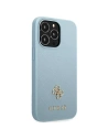Kup Etui Guess GUHCP13LPS4MB Apple iPhone 13 Pro niebieski/blue hardcase Saffiano 4G Small Metal Logo - GUE2203 - {ean13} - Sklep Home Screen