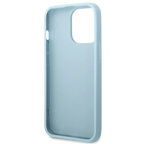 Kup Etui Guess GUHCP13LPS4MB Apple iPhone 13 Pro niebieski/blue hardcase Saffiano 4G Small Metal Logo - GUE2203 - {ean13} - Sklep Home Screen