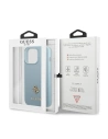 Kup Etui Guess GUHCP13LPS4MB Apple iPhone 13 Pro niebieski/blue hardcase Saffiano 4G Small Metal Logo - GUE2203 - {ean13} - Sklep Home Screen