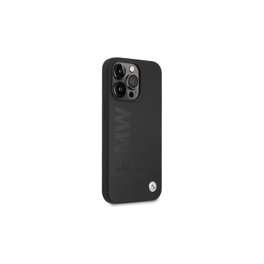 Etui BMW BMHMP13LSLBLBK Apple iPhone 13 Pro czarny/black hardcase Silicone Signature Logo Magsafe