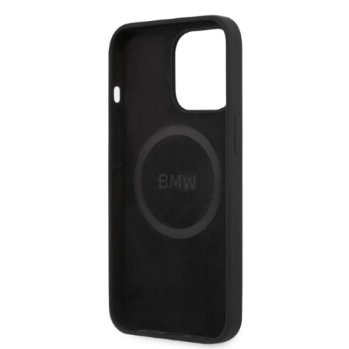 Kup Etui BMW BMHMP13LSLBLBK Apple iPhone 13 Pro czarny/black hardcase Silicone Signature Logo Magsafe - BMW326 - {ean13} - Sklep Home Screen