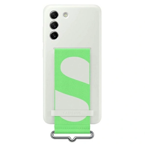 Kup Etui Samsung Galaxy S21 EF-GG990TW alb/white Silicone Cover Strap - SMG772 - {ean13} - Sklep Home Screen