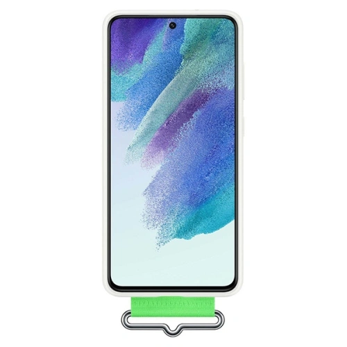Kup Etui Samsung Galaxy S21 EF-GG990TW alb/white Silicone Cover Strap - SMG772 - {ean13} - Sklep Home Screen
