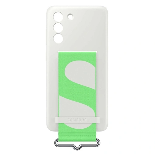 Kup Etui Samsung Galaxy S21 EF-GG990TW alb/white Silicone Cover Strap - SMG772 - {ean13} - Sklep Home Screen