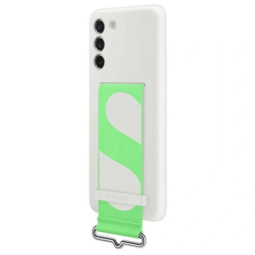 Kup Etui Samsung Galaxy S21 EF-GG990TW alb/white Silicone Cover Strap - SMG772 - {ean13} - Sklep Home Screen
