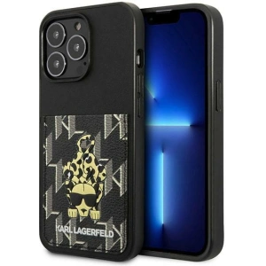 Kup Etui Karl Lagerfeld KLHCP13LCANCNK Apple iPhone 13 Pro hardcase czarny/black Karlimals Cardslot - KLD1207 - {ean13} - Sklep Home Screen