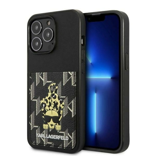 Kup Etui Karl Lagerfeld KLHCP13LCANCNK Apple iPhone 13 Pro hardcase fekete/black Karlimals Cardslot - KLD1207 - {ean13} - Sklep Home Screen