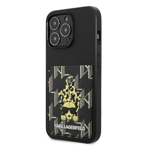 Kup Etui Karl Lagerfeld KLHCP13LCANCNK Apple iPhone 13 Pro hardcase fekete/black Karlimals Cardslot - KLD1207 - {ean13} - Sklep Home Screen