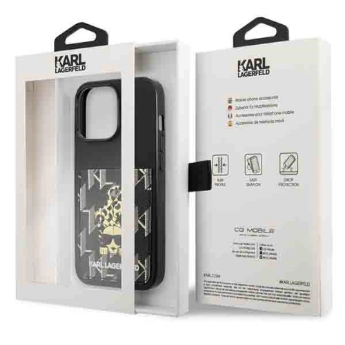 Kup Etui Karl Lagerfeld KLHCP13LCANCNK Apple iPhone 13 Pro hardcase fekete/black Karlimals Cardslot - KLD1207 - {ean13} - Sklep Home Screen