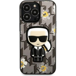 Kup Etui Karl Lagerfeld KLHCP13LPMNFIK1 Apple iPhone 13 Pro szary/grey Flower Ikonik Karl - KLD1208 - {ean13} - Sklep Home Screen