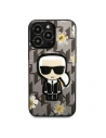 Buy Karl Lagerfeld KLHCP13LPMNFIK1 Apple iPhone 13 Pro grey Flower Ikonik Karl - KLD1208 - {ean13} - Home Screen Store Europe