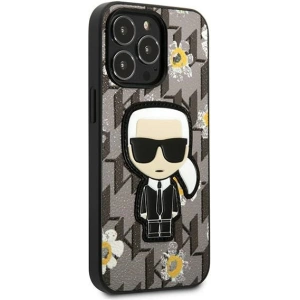 Kup Etui Karl Lagerfeld KLHCP13LPMNFIK1 Apple iPhone 13 Pro szary/grey Flower Ikonik Karl - KLD1208 - {ean13} - Sklep Home Screen