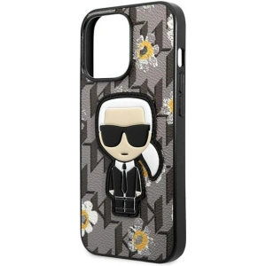 Kup Etui Karl Lagerfeld KLHCP13LPMNFIK1 Apple iPhone 13 Pro szary/grey Flower Ikonik Karl - KLD1208 - {ean13} - Sklep Home Screen