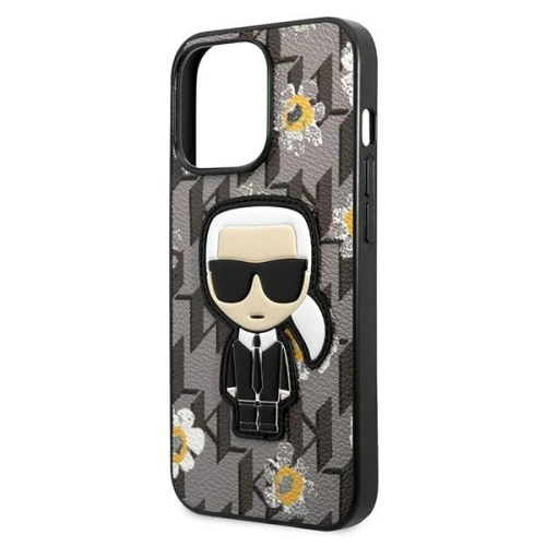 Buy Karl Lagerfeld KLHCP13LPMNFIK1 Apple iPhone 13 Pro grey Flower Ikonik Karl - KLD1208 - {ean13} - Home Screen Store Europe