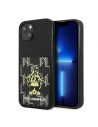 Etui Karl Lagerfeld KLHCP13MCANCNK Apple iPhone 13 kemény tok fekete/kék Karlimals kártyatartó