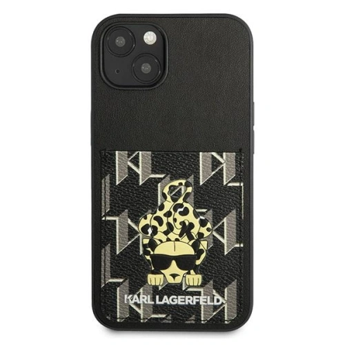 Kup Case Karl Lagerfeld KLHCP13MCANCNK Apple iPhone 13 Hardcase schwarz/black Karlimals Cardslot - KLD1209 - {ean13} - Sklep Home Screen