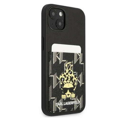 Kup Case Karl Lagerfeld KLHCP13MCANCNK Apple iPhone 13 Hardcase schwarz/black Karlimals Cardslot - KLD1209 - {ean13} - Sklep Home Screen