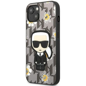 Kup Case Karl Lagerfeld KLHCP13SPMNFIK1 Apple iPhone 13 mini grau/grey Flower Ikonik Karl - KLD1211 - {ean13} - Sklep Home Screen