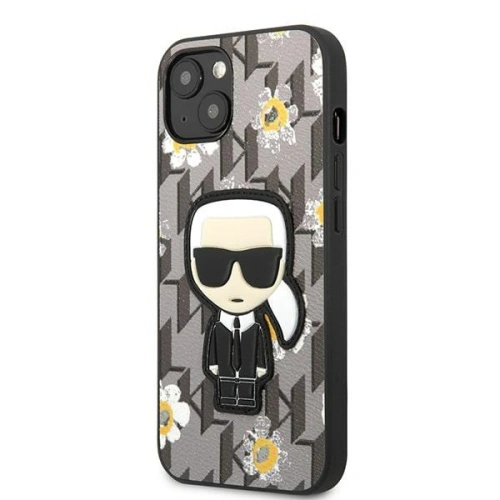 Kup Etui Karl Lagerfeld KLHCP13SPMNFIK1 Apple iPhone 13 mini gri/grey Floare Ikonik Karl - KLD1211 - {ean13} - Sklep Home Screen