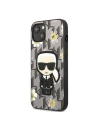 Kup Etui Karl Lagerfeld KLHCP13SPMNFIK1 Apple iPhone 13 mini gri/grey Floare Ikonik Karl - KLD1211 - {ean13} - Sklep Home Screen